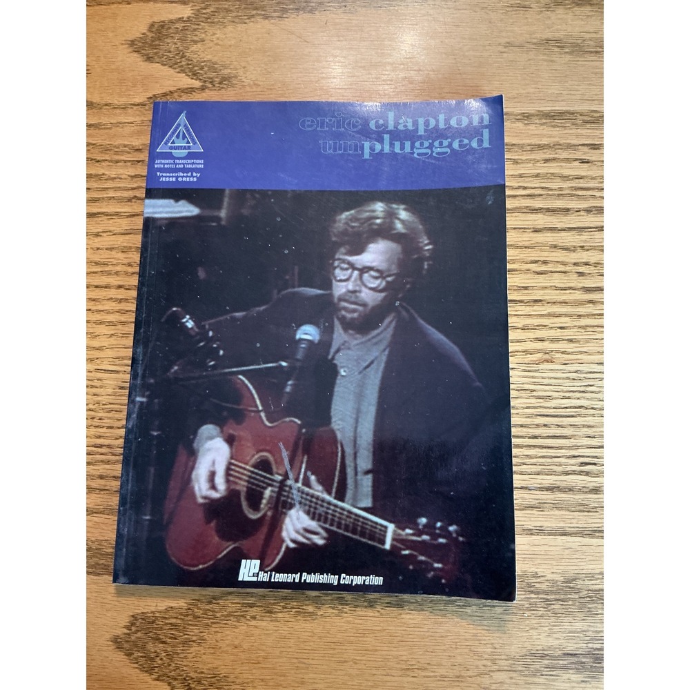 Eric Clapton Unplugged Guitar Tab Songbook Hal Leonard ISBN 0793520843